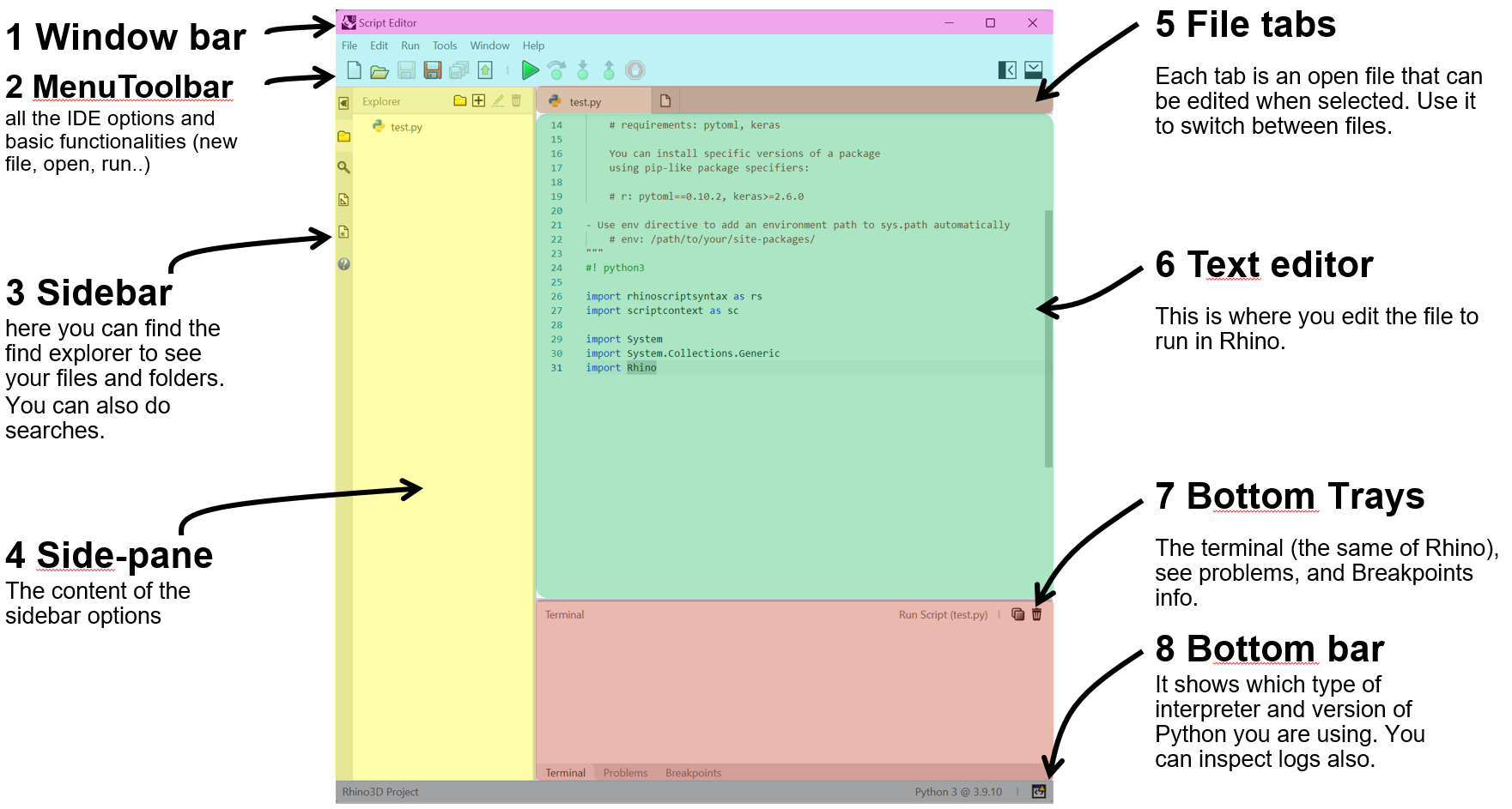 Rhino Script Editor