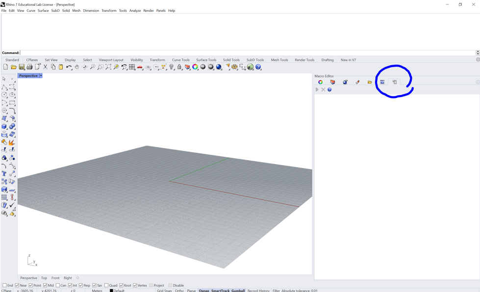 Macro editor